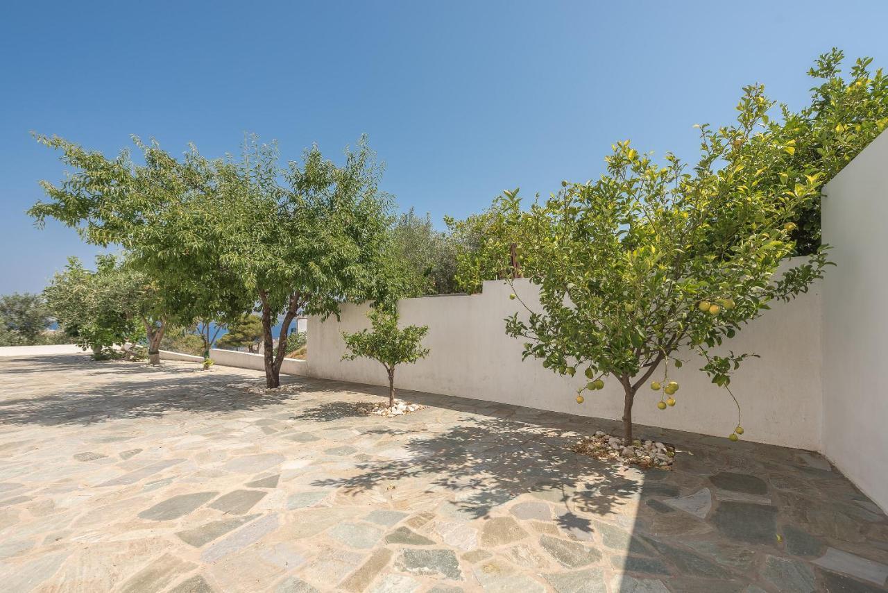 Villa Luna Private Heated Hydro Pool Bbq Beach 4Min Agia Marina Mikrolimanou Exteriör bild